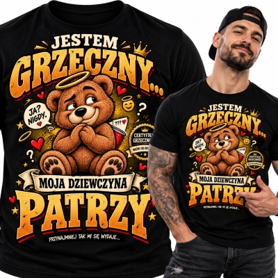 KOSZULKA JESTEM GRZECZNY